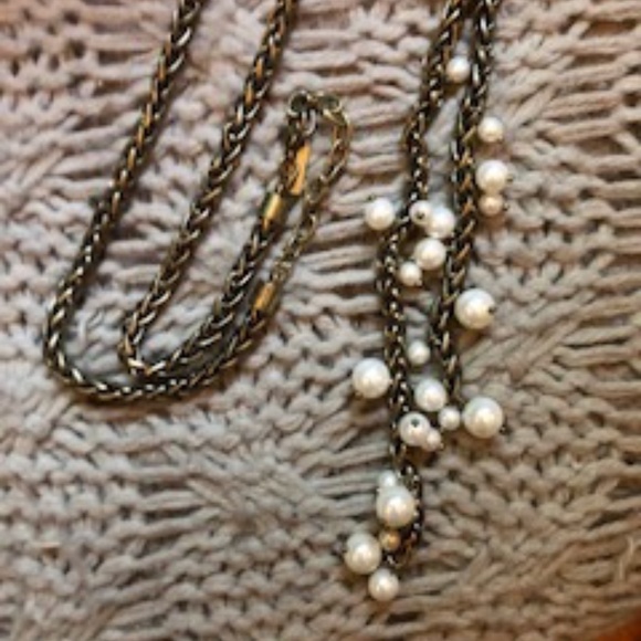 Sugarfix Knotted Pearl Bead Necklace *NWOT* - Picture 5 of 6
